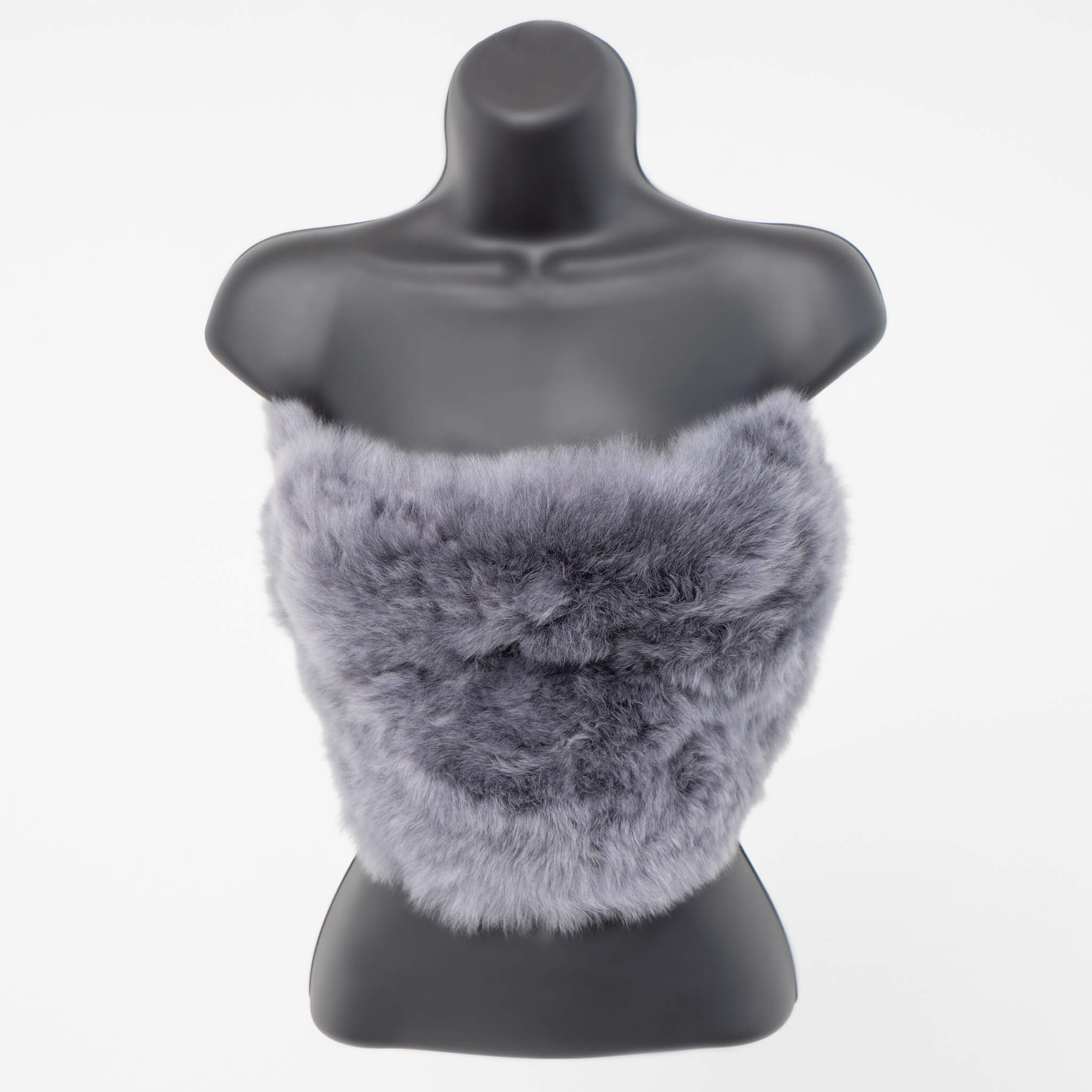 Smoke Grey - Huacaya Crop Top