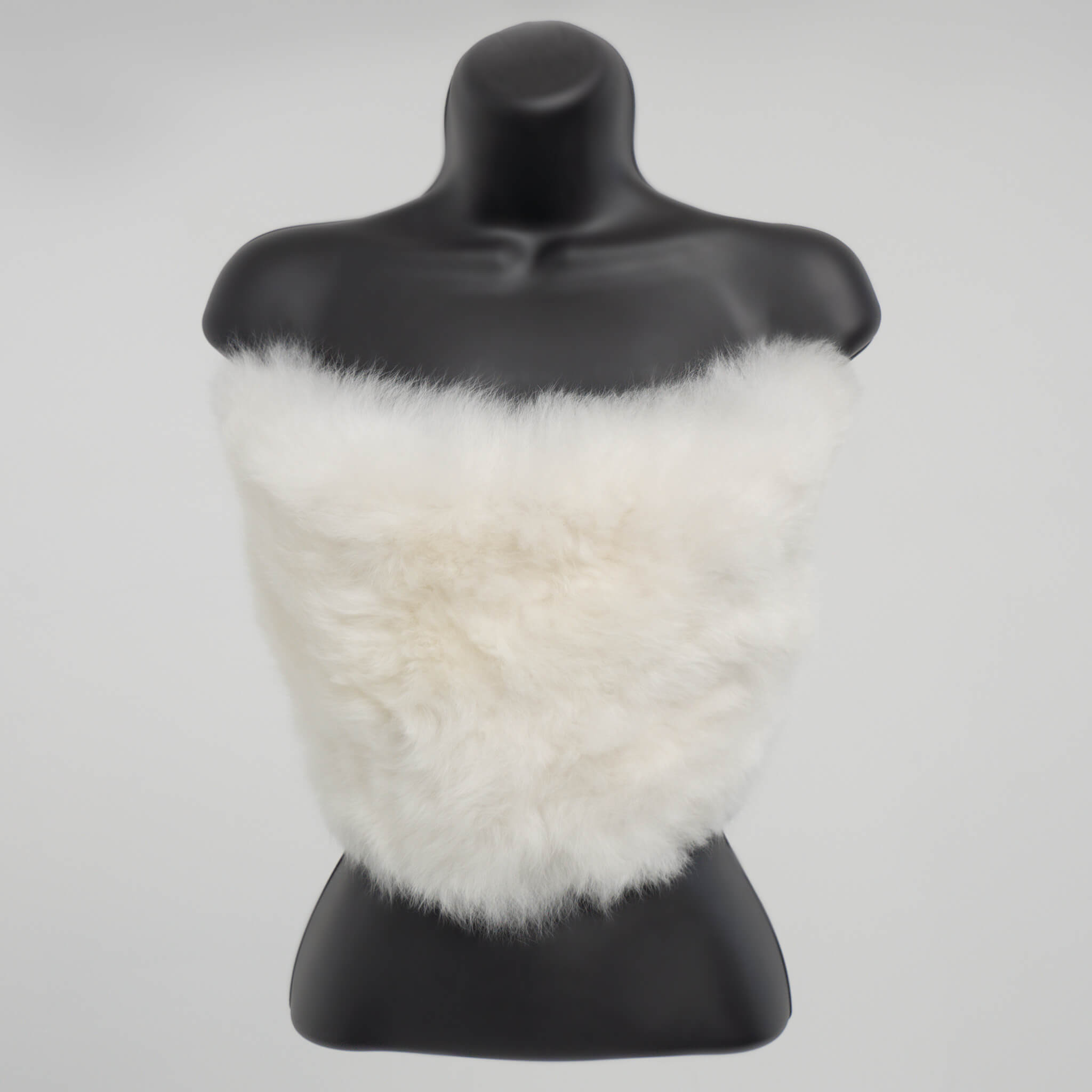 Pure White - Huacaya Crop Top