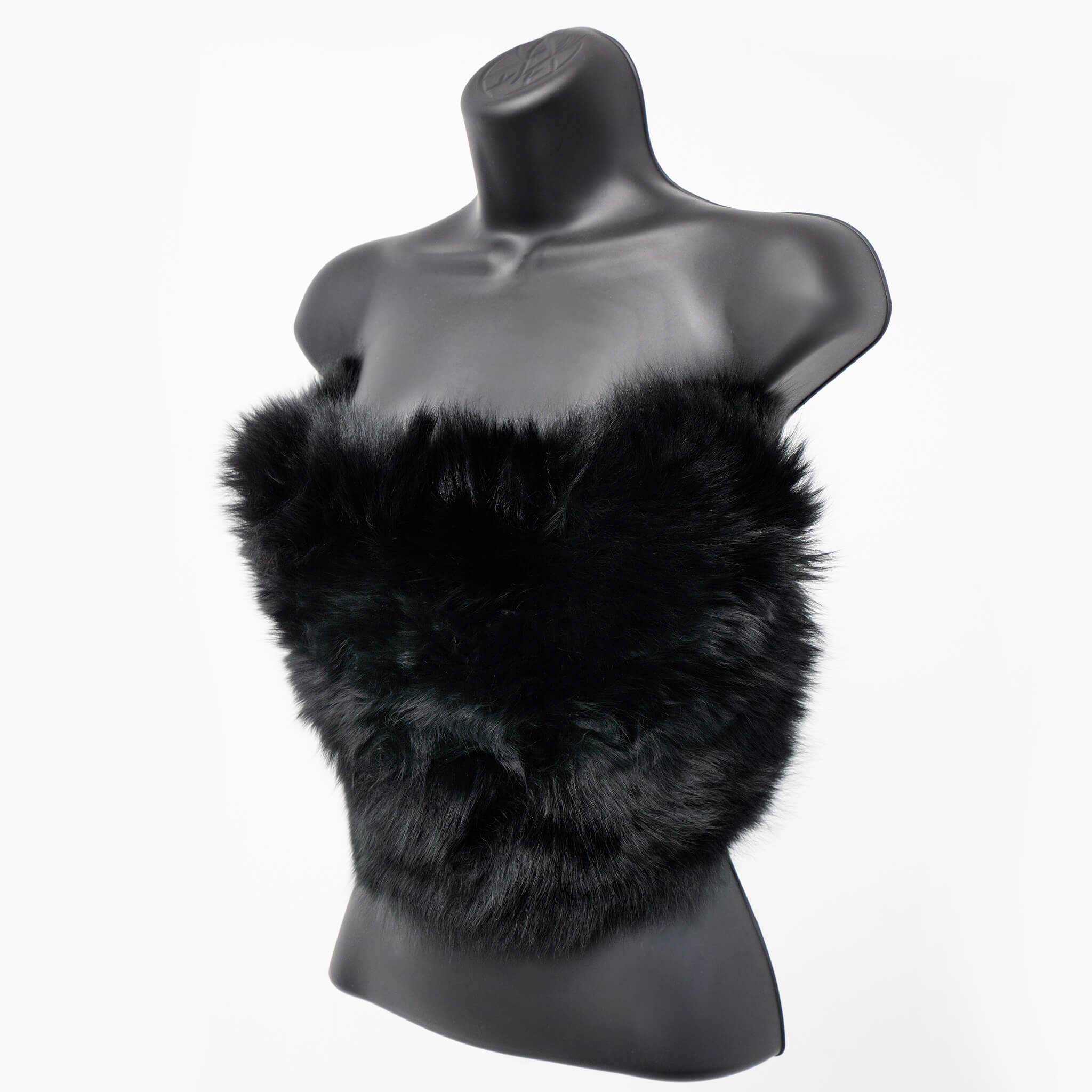 Midnight Black - Huacaya Crop Top