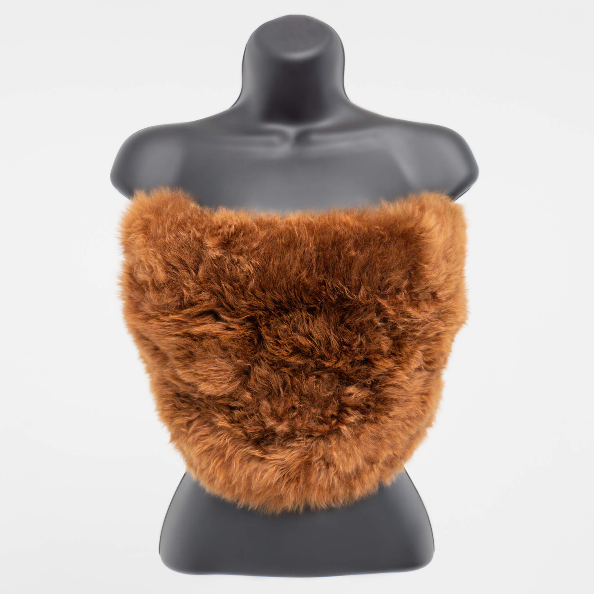Brown - Huacaya Crop Top